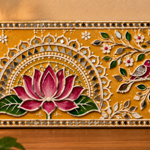 Handcrafted Lippan art